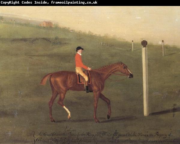 Francis Sartorius 'Eclipse' with Jockey up walking the Course for the King's Plate 1776